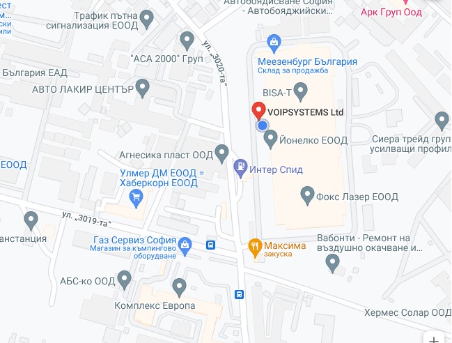 Карта - VoIPSystems адрес