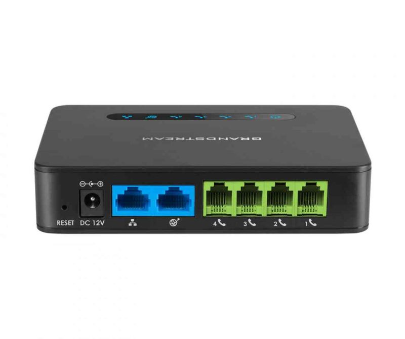 GRANDSTREAM HANDYTONE HT814 4X FXS INCL. GIGABIT-NAT-ROUTER